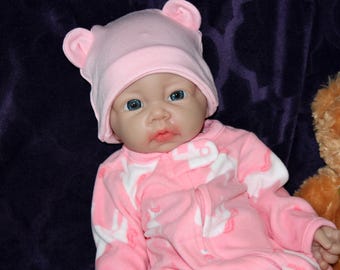 Vollsilikon Reborn Baby Doll: Lebensechtes, gewichtetes Neugeborenes, 44 cm