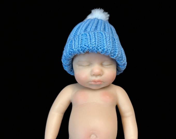 Knitted Winter Doll Hat