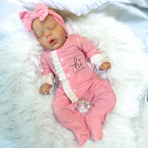 Handmade Weighted Newborn Lifelike Reborn Baby Doll 20 inch Baby Girl/Boy Soft Heavy Baby Dolls For Children Child Friendly First Play Dolls