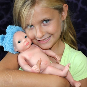 11&quot; Preemie Full Silicone Doll: Squishy Body Reborn Doll