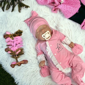 Handmade Weighted Newborn Lifelike Reborn Baby Doll 20 inch Baby Girl/Boy Soft Heavy Baby Dolls For Children Child Friendly First Play Dolls