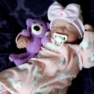 Lifelike Reborn Baby Doll: 20&quot; Weighted Newborn, Unicorn Outfit