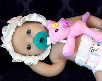 Vollsilikon Reborn Babypuppe: 20-Zoll realistische gewichtete Puppe