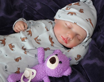 Lifelike Reborn Baby Doll, 20" Weighted Newborn with Outfit