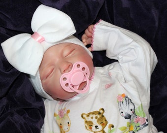 Lifelike Reborn Baby Doll 20” 2 to 7 Pounds Weighted Newborn Baby Girl/Boy Soft Heavy Baby Dolls For Children Child Friendly Gifts For Girls