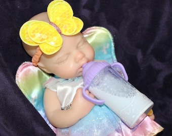 Reborn Preemie Doll: 13" Full Body Platinum Ecoflex Silicone Baby