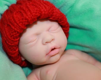 12" Preemie Full Silicone Reborn Doll – Squishy Platinum Silicone Body