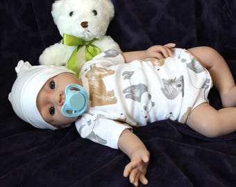 Full Platinum Silicone Reborn Baby Doll: 19 Inch Weighted Lifelike Doll