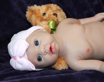 Voll Platin Silikon Reborn Doll: 50cm Baby