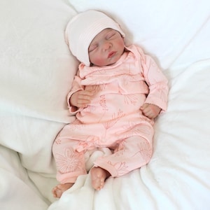 17&quot; Sleeping Reborn Baby Doll: Handmade Lifelike Newborn
