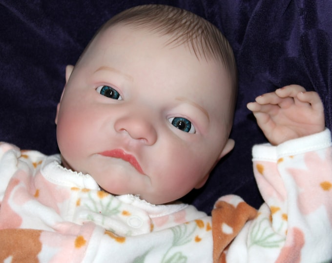 Lifelike Reborn Baby Doll 19” 3 to 5 Pounds, Open Eyes Vinyl Limbs Cloth Body Babies