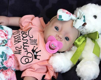Vollsilikon Rebornpuppe, 19 Inch realistisches gewichtetes Baby