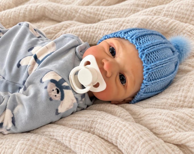 Lifelike Reborn Baby Doll 16” - Kinsley