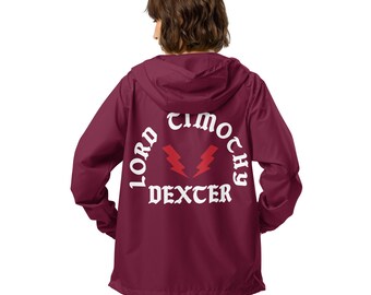 Lord Timothy Dexter - Grand Master Flash Style Unisex lightweight zip up windbreaker