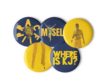 Savannah Bananas - Set of pin buttons