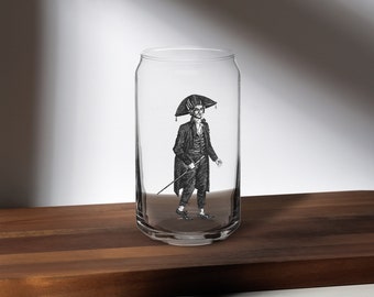 Lord Timothy Dexter - Can-shaped glass
