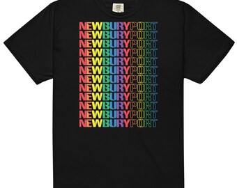 Newburyport Pride Unisex garment-dyed heavyweight t-shirt