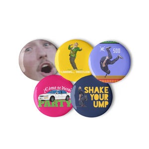 Fans First - Set of pin buttons