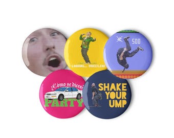 Fans First - Set of pin buttons
