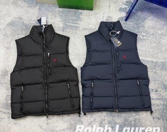 ポロ ラルフローレン ゴーハム ダウンベスト、パファー ジレ ベスト