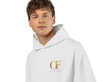 Sudadera con capucha OF LUXURY / Jersey minimalista, moda minimalista de alta gama