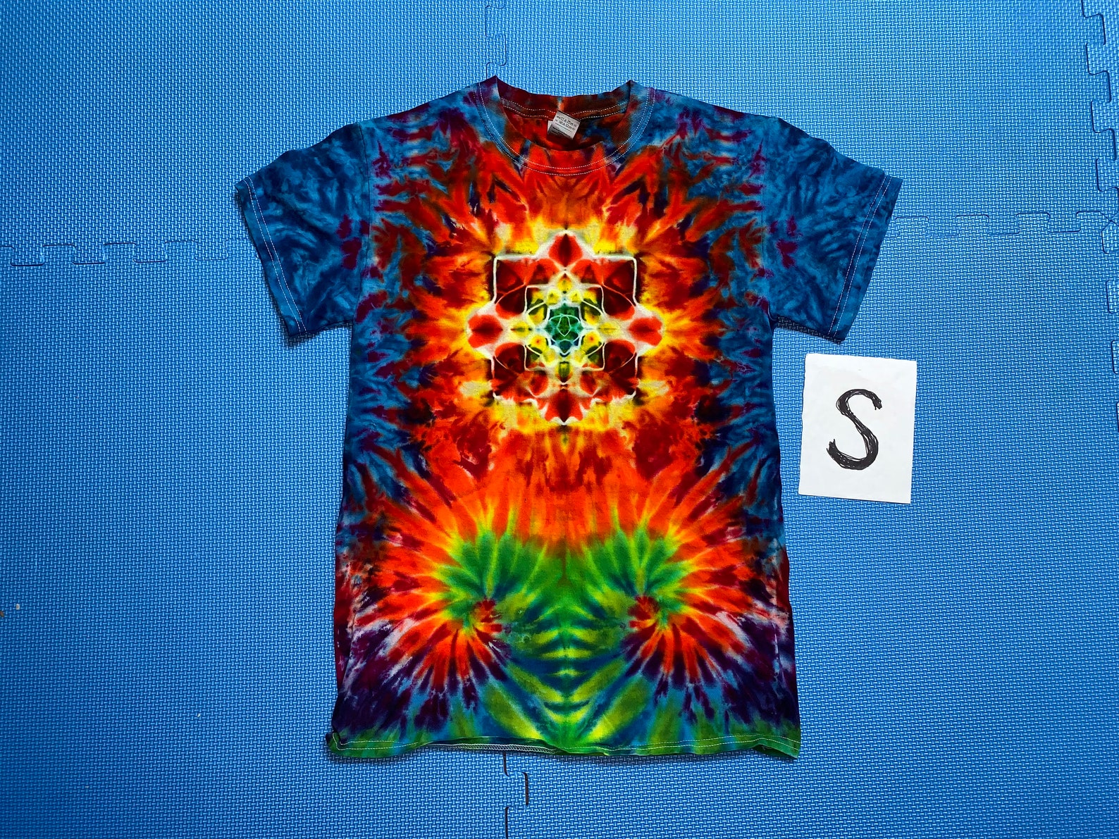 lotus flower tie dye shirt