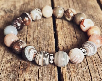 Natural Agate Bracelet