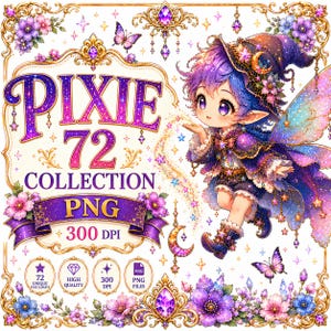 PIXIE 72-KOLLEKTIONEN PNG 300 DPI