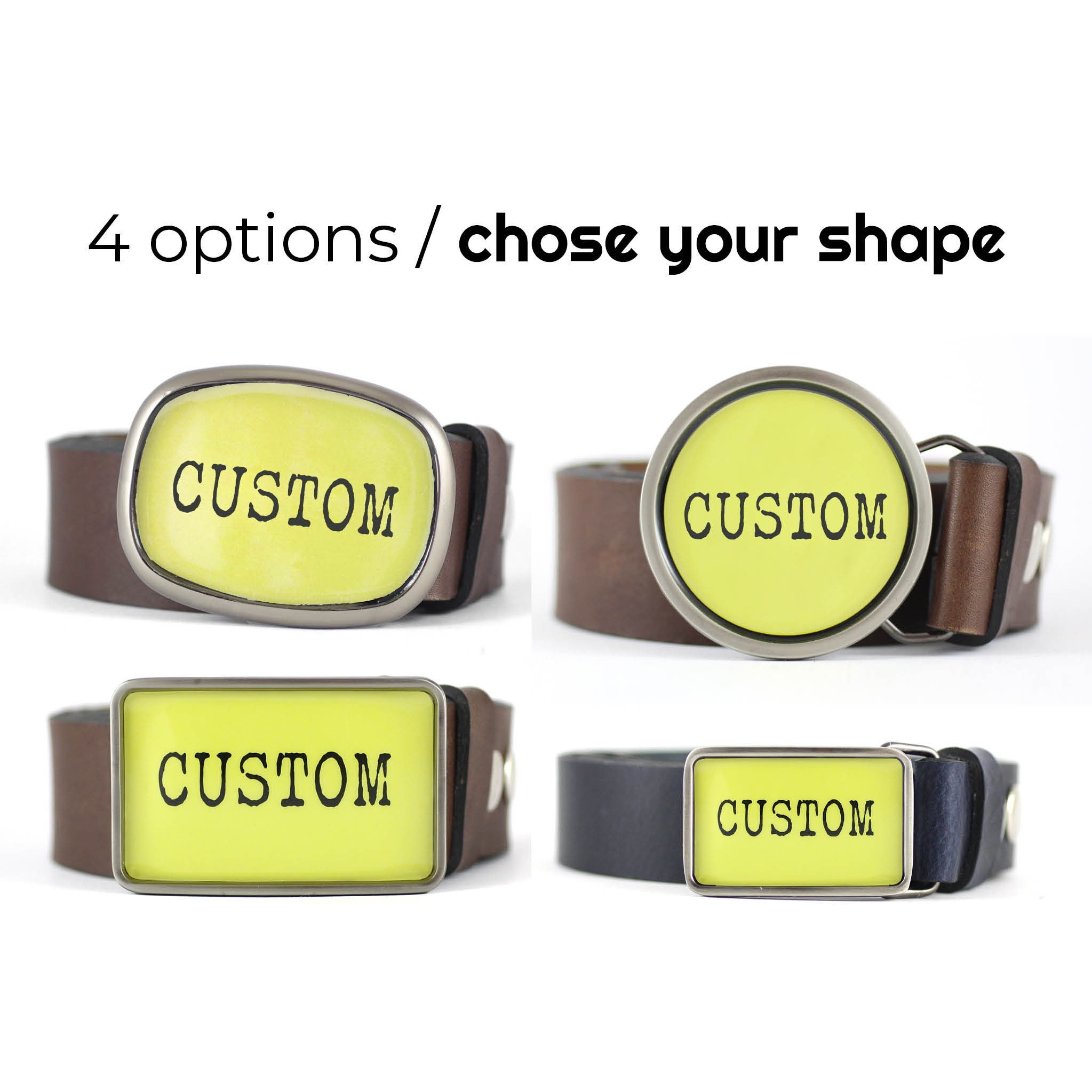 Custom belt buckle Personalized belt buckle gift for him Etsy