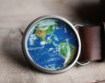 Planet Earth Belt Buckle, America belt buckle, Map belt buckle, women's belt buckle, men's belt buckle