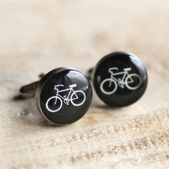 groomsmen Sport cufflinks Vintage Bike cufflinks Wedding cuff links for groom Surgical steel cuff link