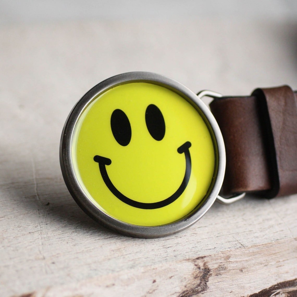 Smiley Belt Buckle Emoji Belt Buckle Happy Face Belt Buckle Etsy