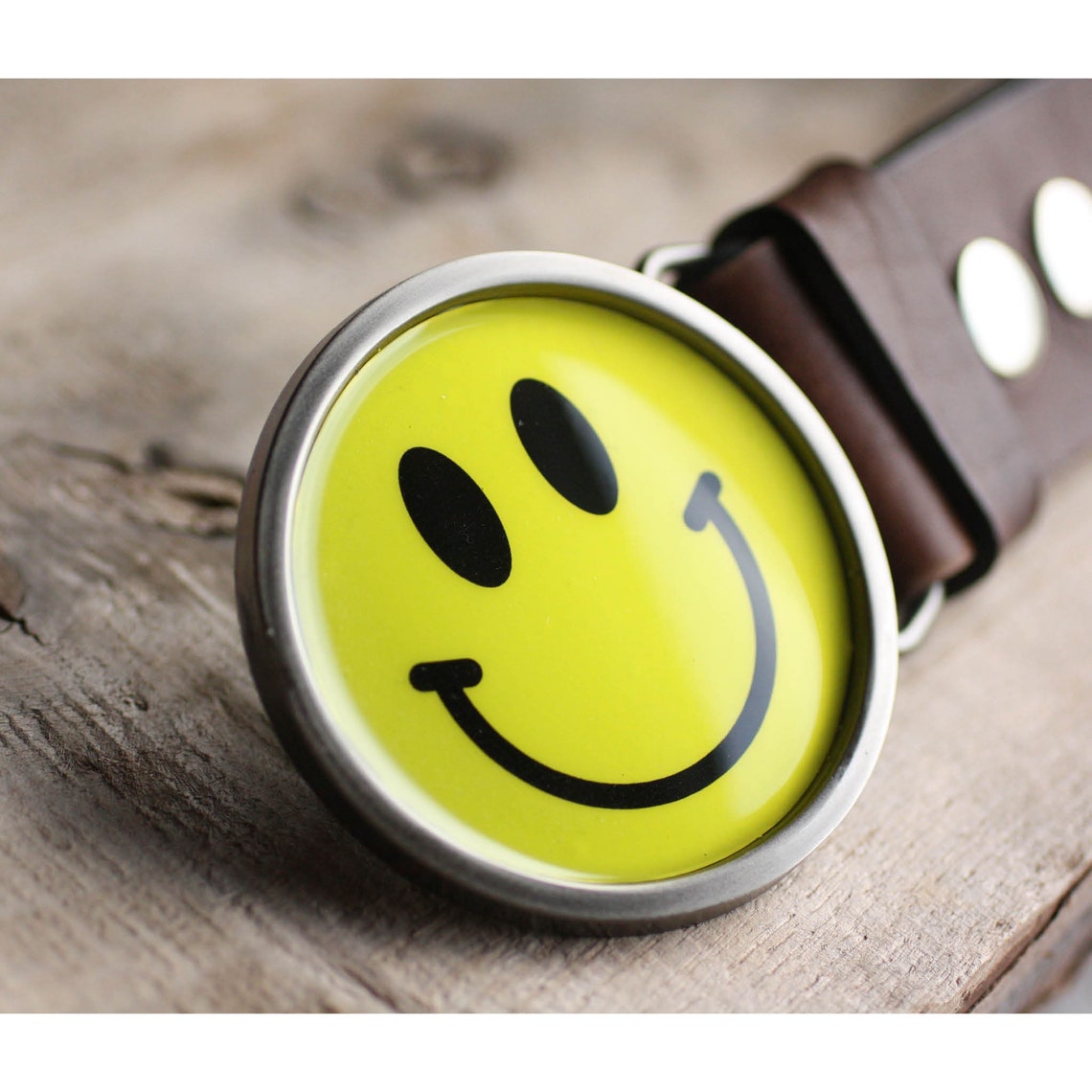 Smiley Belt Buckle Emoji Belt Buckle Happy Face Belt Buckle Etsy