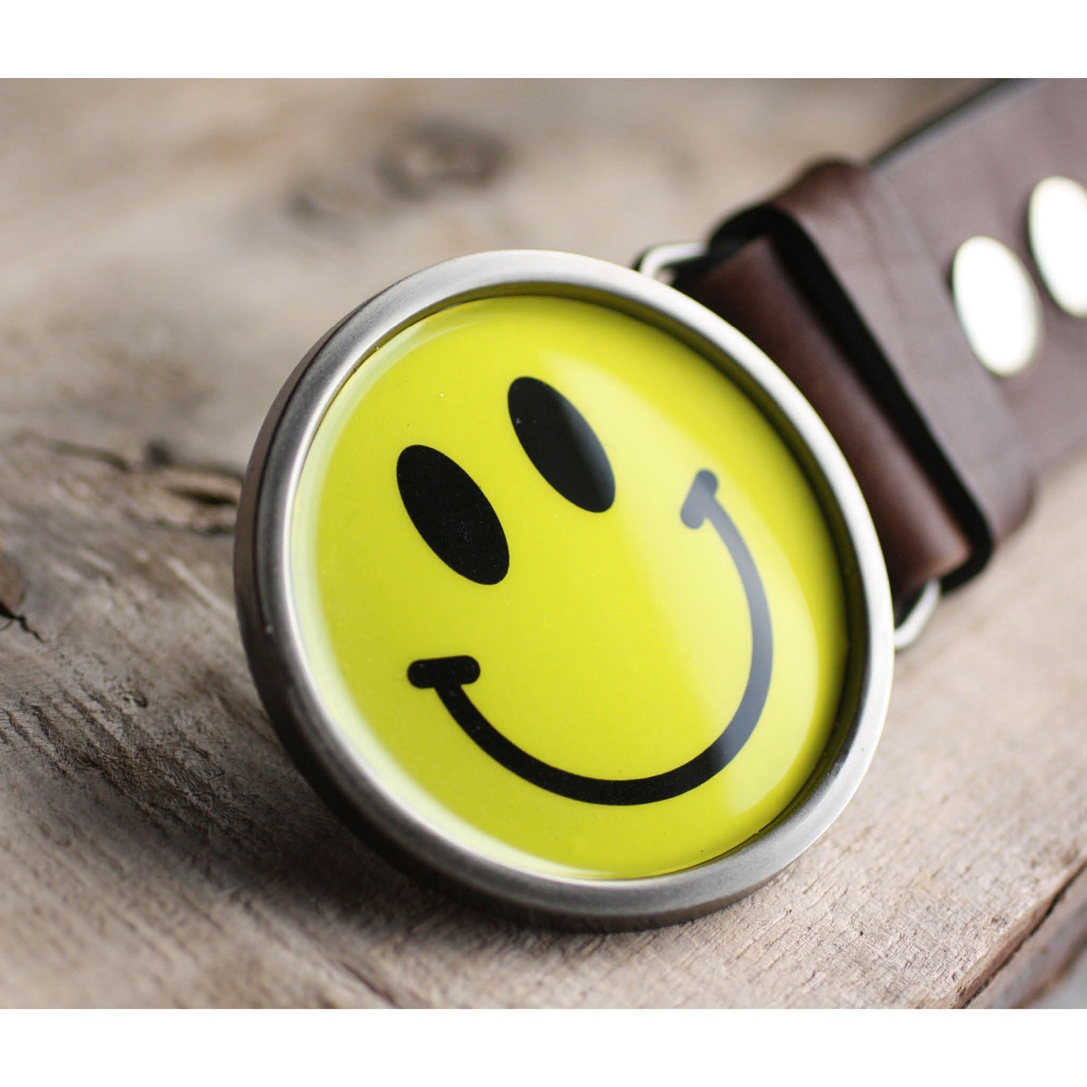 Smiley Belt Buckle Emoji Belt Buckle Happy Face Belt Buckle Etsy