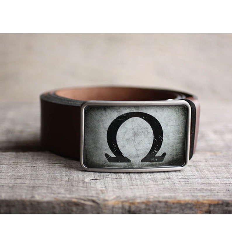 Omega Symbol Belt Buckle Men's Belt Buckle Masculine Etsy
