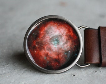 Nebula Belt Buckle, Universe Belt Buckle, Space Belt Buckle, Stardust Belt Buckle