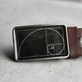 Golden Ratio Belt Buckle, Fibonacci Belt Buckle, Math Gift, Science Gift Engineer Gift Architect Gift Geek Belt Buckle Men's belt buckle