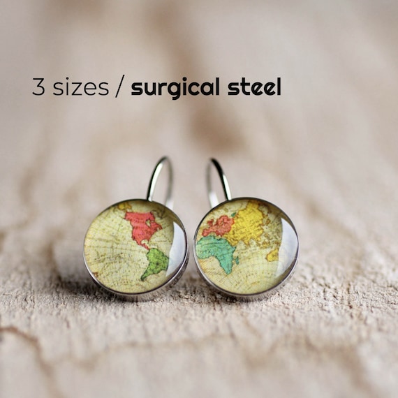 Etsy surgical shop steel earrings