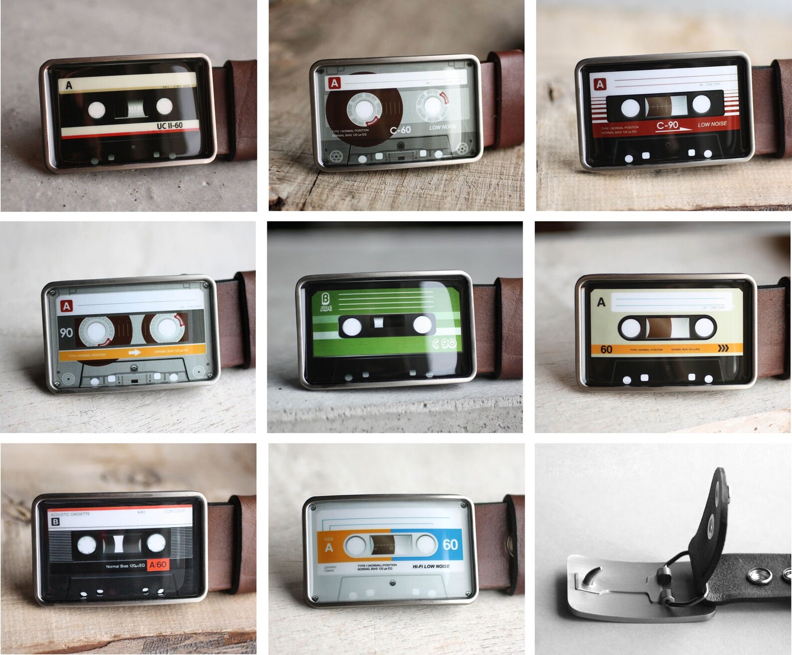 Audio Cassette Belt Buckle Cassette Tape Belt Buckle Retro Etsy