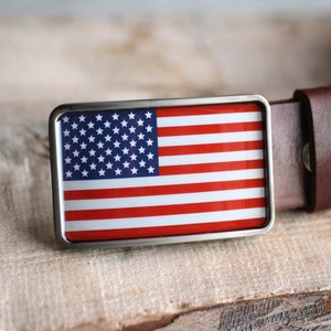 American Flag Belt Buckle, United States belt buckle