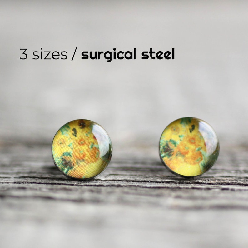 Van Gogh Belt Buckle Floral Belt Buckle Wearable Art Sunflowers Belt Buckle