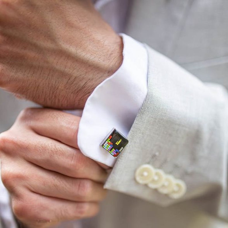 Mondrian Cufflinks Stainless Steel Cufflinks for Men Art - Etsy