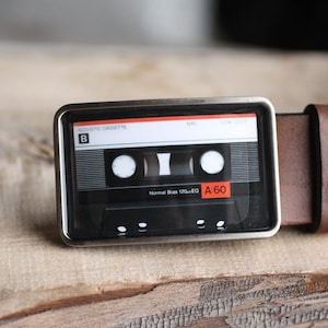 Audio Cassette Belt Buckle, Cassette Tape Belt Buckle, Retro Belt Buckle, Music Belt Buckle