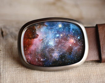 Space belt buckle, Galaxy belt buckle, space accessory, womens belt buckle, gift for her, christmas gift