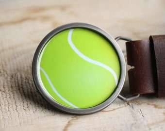 Tennis ball Belt Buckle, Sport belt buckle, Ball belt buckle