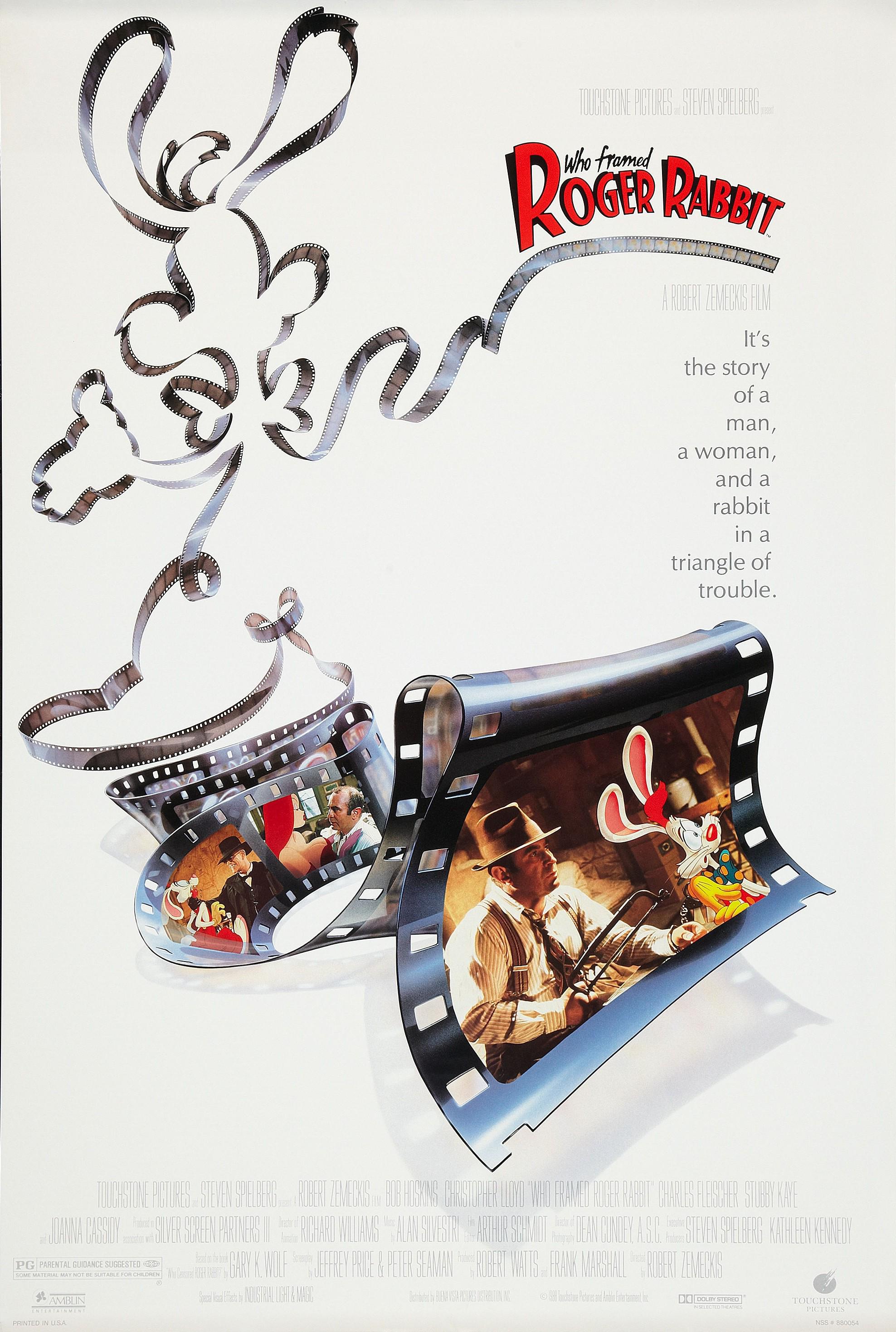 Who Framed Roger Rabbit Movie Poster, Matte Print Wall Art Classic ...