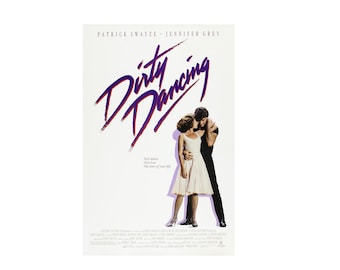 Dirty Dancing Movie Poster, Matte Print wall art classic cinema