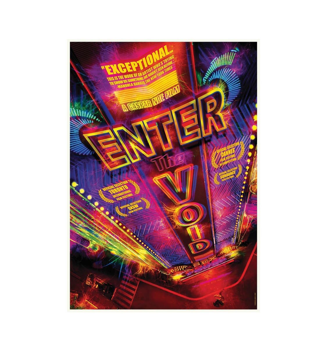ENTER THE VOID Movie Poster, Matte Print Wall Art Classic Cinema - Etsy