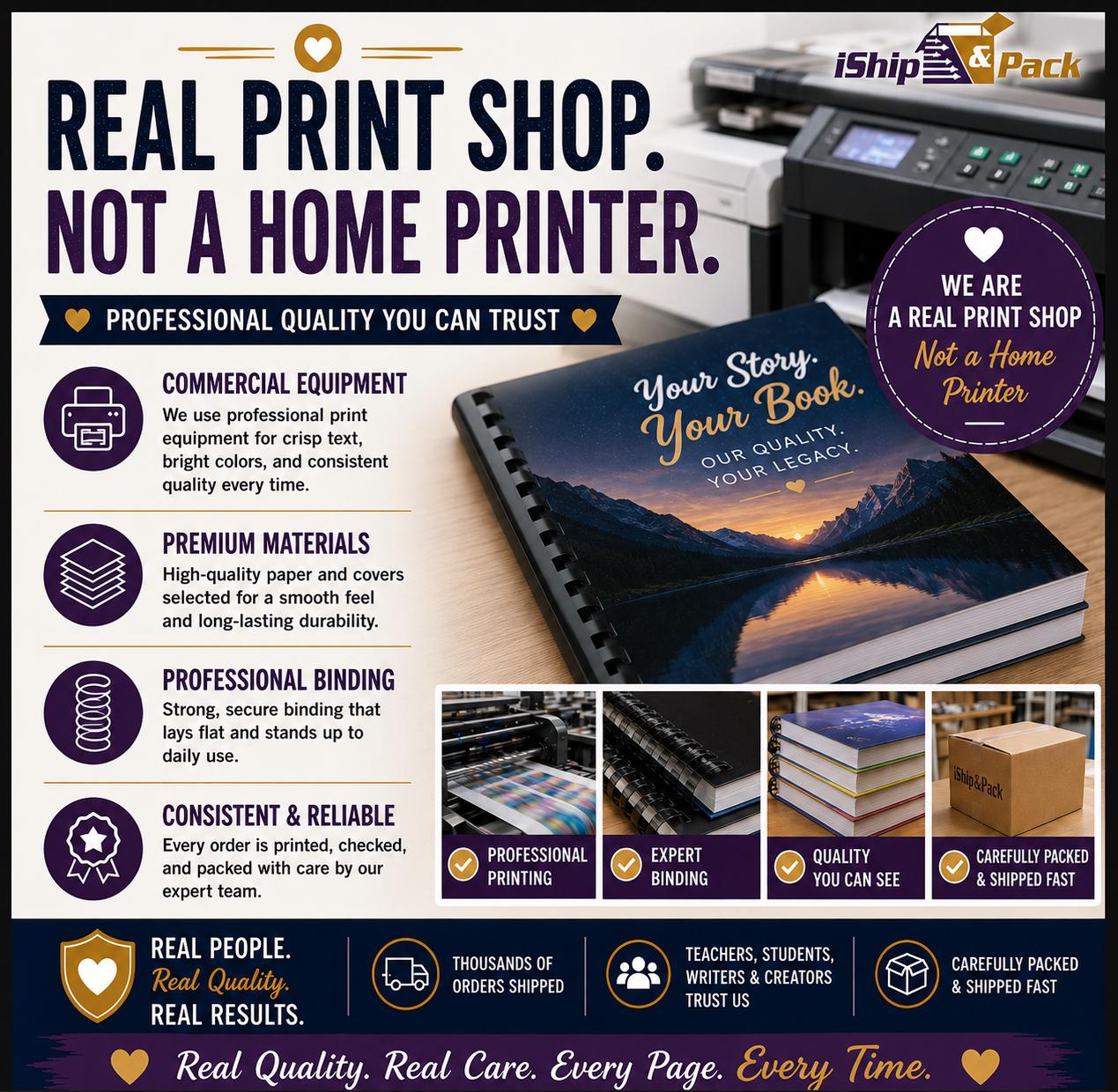 Custom Book Printing | PDF to Real Book Binding (comb Spiral Bound) - Etsy