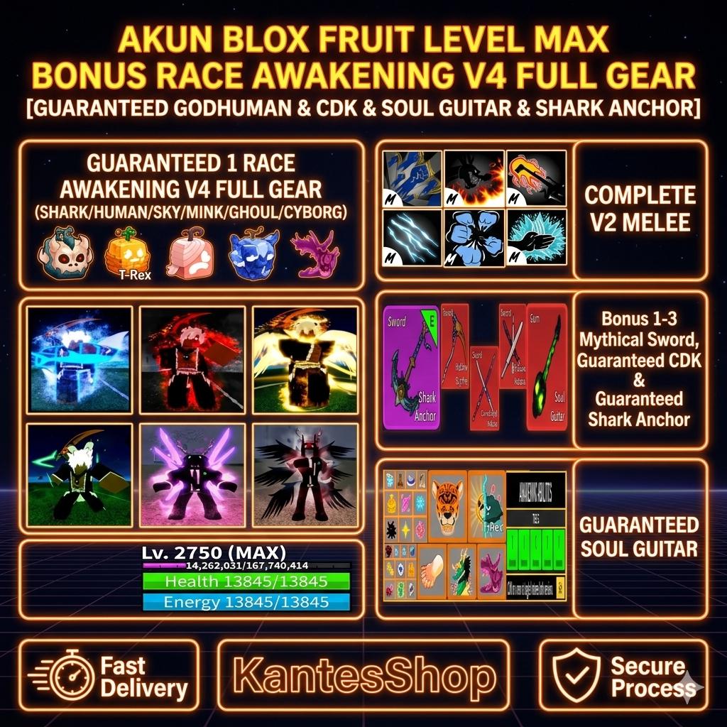 Blox fruit account v4 - Etsy 日本